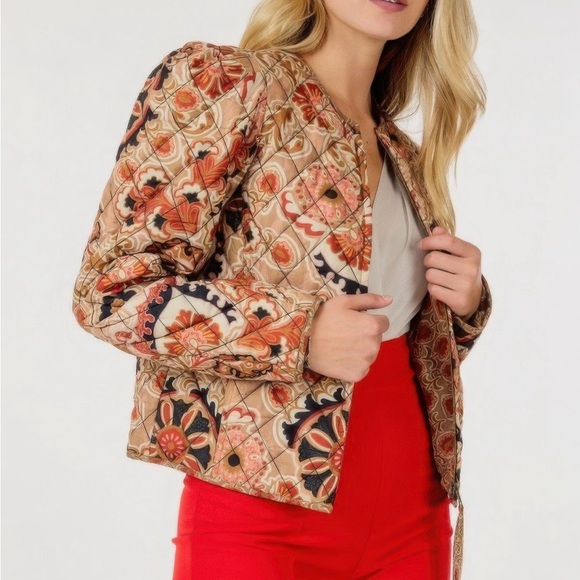 Zip Up Multi-print Jacket - Picture 3 of 4